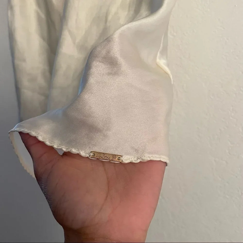 autograph clothing ivory lace trim slip top - Picture 6 of 14